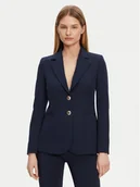 Marynarki i żakiety damskie - Rinascimento Marynarka CFC0122814003 Granatowy Regular Fit - miniaturka - grafika 1