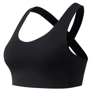Biustonosz sportowy New Balance WB11044BK - czarny - Bielizna sportowa damska - miniaturka - grafika 1