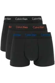 Majtki męskie - Calvin Klein Underwear 3x Bokserki Męskie Czarne TRUNKI, Rozmiar S - miniaturka - grafika 1