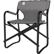 Fotele i krzesła ogrodowe - Krzesło ogrodowe COLEMAN Deck Chair Czarny - miniaturka - grafika 1