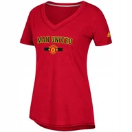 Koszulki i topy damskie - Czerwona koszulka damska Manchester United M - miniaturka - grafika 1