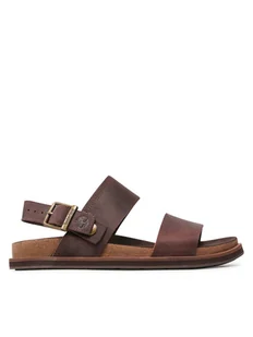 Timberland Sandały Amalfi Vibes 2Band Sandal TB0A419HV131 Brązowy - Sandały męskie - miniaturka - grafika 1