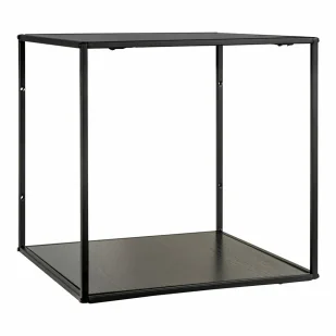 Loftowa półka ścienna czarna Abetti 2X - Półki do salonu - miniaturka - grafika 1