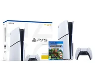 Konsole Playstation - Sony PlayStation 5 Slim D Chassis PS5 1TB z napędem + Minecraft Starter Pack - miniaturka - grafika 1