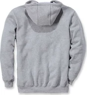 Bluzy męskie - Carhartt Bluza Carhartt Midweight Hooded ZIP Grey - miniaturka - grafika 1