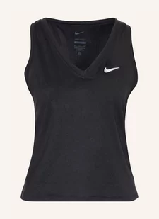 Nike Tank Top Court Victory Z Siateczki schwarz - Koszulki i topy damskie - miniaturka - grafika 1