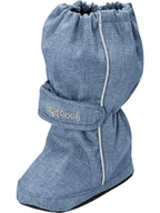 Buciki dla niemowląt - Playshoes Nakładki termiczne w kolorze niebieskim na buty - miniaturka - grafika 1