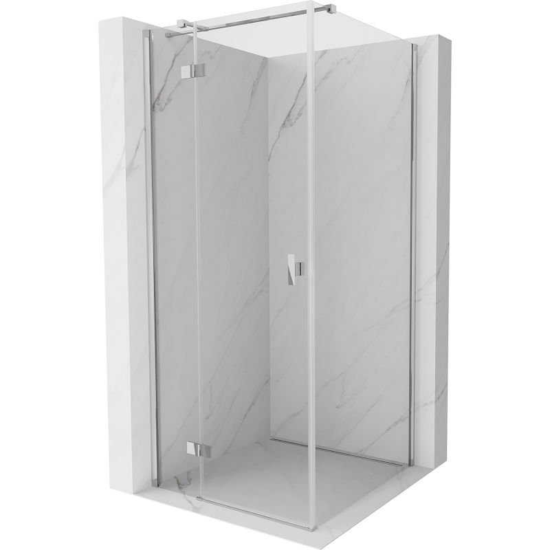 Mexen Mist-H T kabina prysznicowa uchylna lewa 95 x 95 cm, transparent, chrom - 8A5T-095-095-01-00-L