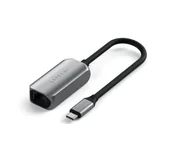Karty sieciowe - Satechi ST-AE25M USB-C 2.5 Gigabit Ethernet Adapter Szary - miniaturka - grafika 1