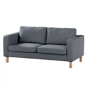 Dekoria pl pl Pokrowiec na sofę Karlstad 2-osobową nierozkładaną krótki grafitowo szary szenil 165 x 89 x 64 cm City 617-704-86 - Pokrowce na meble - miniaturka - grafika 1