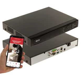 Rejestrator 8 kanałowy BCS-V-NVR0802-4K LINIA VIEW na 8 kamer IP do 12MPx 2x8TB - Rejestratory do monitoringu - miniaturka - grafika 1