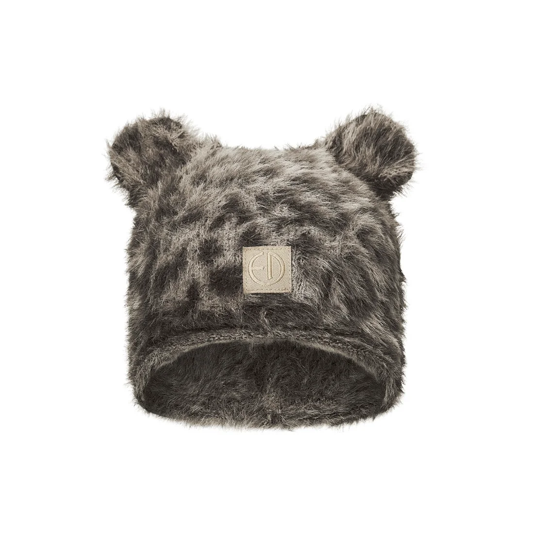ELODIE DETAILS - czapka zimowa, Furry Knit Beanie, Le Leopard, 1-2 lata