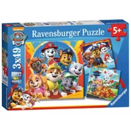 Puzzle - Ravensburger Puzzle 3x49 - Psi Patrol - 050482 - miniaturka - grafika 1