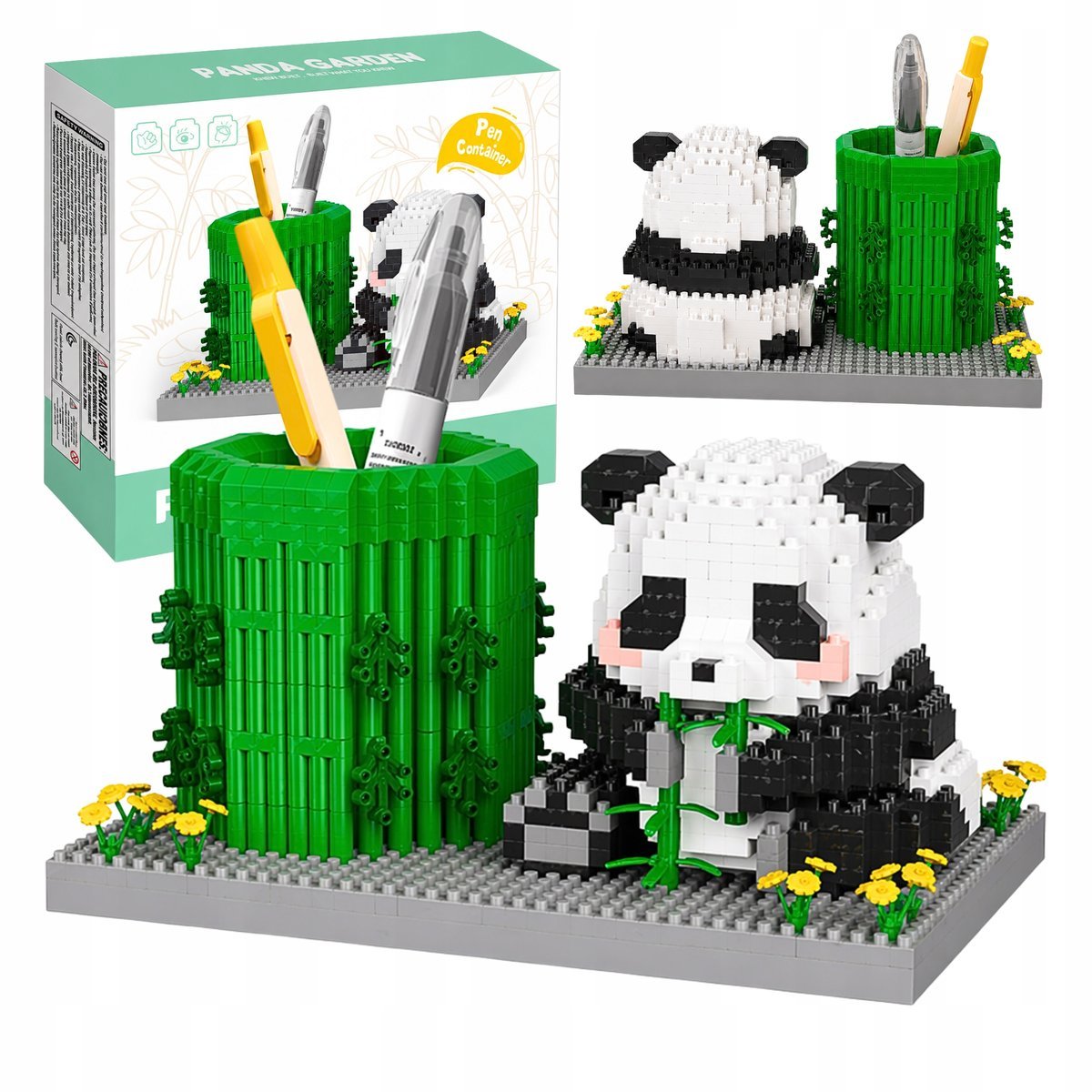 Klocki Panda Konstrukcyjne Zestaw Na Przybory Figurka 929 El
