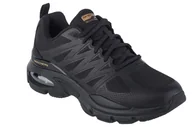 Moda i Uroda OUTLET - Skechers Skech-Air Ventura Revell 232657-BBK, Męskie, buty sneakers, Czarne - miniaturka - grafika 1