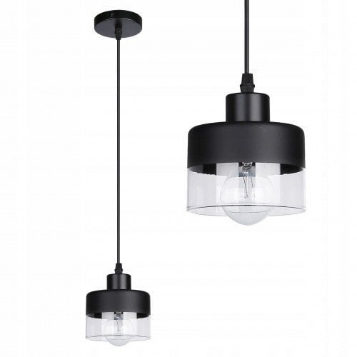Lampa sufitowa oprawa wisząca kinkiet żyrandol LED E27 oprawa LOFT szklana