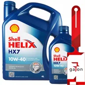 Oleje silnikowe - Shell Helix HX7 10W40 5L (4L 1L) - miniaturka - grafika 1