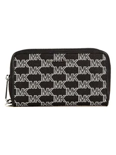 Michael Kors Portfel w kolorze szaro-czarnym - 18 x 10 x 1 cm - Portfele - miniaturka - grafika 1