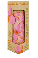 Shakery i bidony sportowe - Bidon Metalowy Termiczny Bonet 500Ml Flores Rosa Coolpack - miniaturka - grafika 1