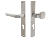 Klamki - Pochwyt-klamka drzwiowa FAM 15120 90/240/32 chrom matowy lewa (2 śruby) - miniaturka - grafika 1