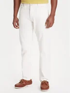 Spodnie męskie - United Colors Of Benetton Jeansy 4RZVUE01W Écru Straight Fit - miniaturka - grafika 1