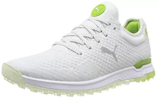 PUMA Męskie buty do golfa Proadaptalphacat Gust O Wind, Biała srebrna roślinność - 42.5 EU - Buty sportowe męskie - miniaturka - grafika 2