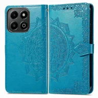 Portfele - For Honor X6b 4G Portfel Etui Mandala Kwiat Skórzany Pokrowiec na Telefon Stojak View Wielobarwny Style D - miniaturka - grafika 1