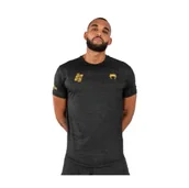 Kimona, stroje i obuwie - Venum x Ares 2.0 Koszulka Techniczna Dry-Tech Black/Gold - miniaturka - grafika 1