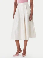Spódnice - Rinascimento Spódnica trapezowa CFC0127694003 Écru Regular Fit - miniaturka - grafika 1