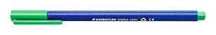 Staedtler 323-550 Triplus długopis z końcówką z włókna, trójkątna beczka w opakowaniu kartonowym, ok. 1 mm, czerwony (10 sztuk) - Długopisy - miniaturka - grafika 1