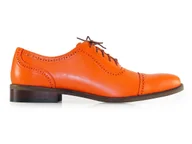 Półbuty męskie - Pomarańczowe buty męskie Brogsy Modini - Adelaide T213 r. 44 - miniaturka - grafika 1