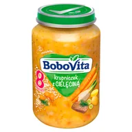 Dania dla dzieci - Bobovita Zupa krupniczek z cielęciną 190g - miniaturka - grafika 1