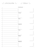 Planery - LISTA ZAKUPÓW planer notes A5 26 kartek M - miniaturka - grafika 1