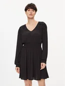 Sukienki - Vila Sukienka codzienna Mesa 14092006 Czarny Loose Fit - miniaturka - grafika 1