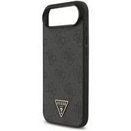 Etui i futerały do telefonów - Etui GUESS 4G Strap Triangle Logo MagSafe do Apple iPhone 17 Air Czarny + brelok - miniaturka - grafika 1