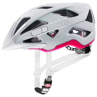 UVEX City Active Kask rowerowy, papyrus/neon pink matt 56-60cm 2021 Kaski miejskie i trekkingowe S4104280717 - Kaski rowerowe - miniaturka - grafika 2