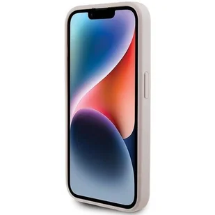 Etui Guess 4G Metal Gold Logo na iPhone 15 Pro - różowe - Etui i futerały do telefonów - miniaturka - grafika 5