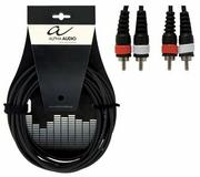 Akcesoria do nagłośnienia - Alpha Audio Alpha audio 190190 Basic Line kabel cinch (1,5 m, 2 X cinch/2 X cinch) 190190 - miniaturka - grafika 1