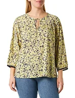 Bluzki damskie - comma Bluzka damska, Żółty 11c3, 36 - miniaturka - grafika 1