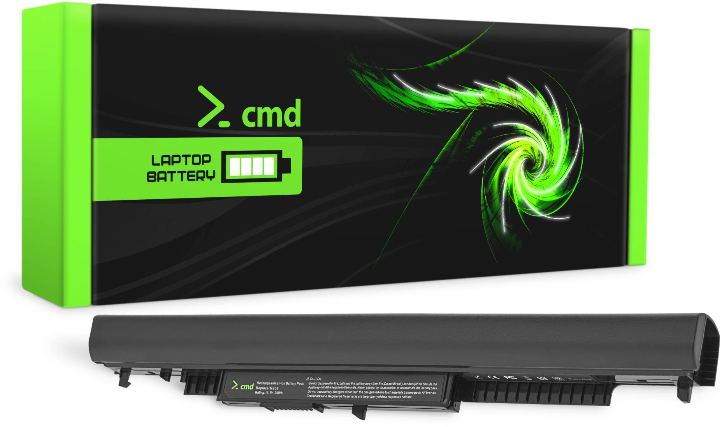 Bateria Cmd BATERIA DO LAPTOPA HP 250 G4 250 G5 255 G4 255 G5 15-AC 15-AF HS03 24Wh CMD B022