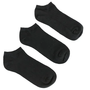 Komplet 3 par skarpet stopek damskich, czarne, rozmiar 38-41 - Skarpetki damskie - miniaturka - grafika 1