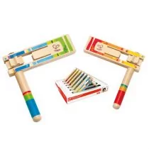 HaPe Wesoła terkotka niebieska - Instrumenty muzyczne dla dzieci - miniaturka - grafika 1