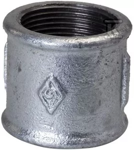 Mufa nakrętna równoprzelotowa 1/2" ocynk M2, NR 2 , NR 270 - Łączniki, trójniki, kształtki - miniaturka - grafika 1