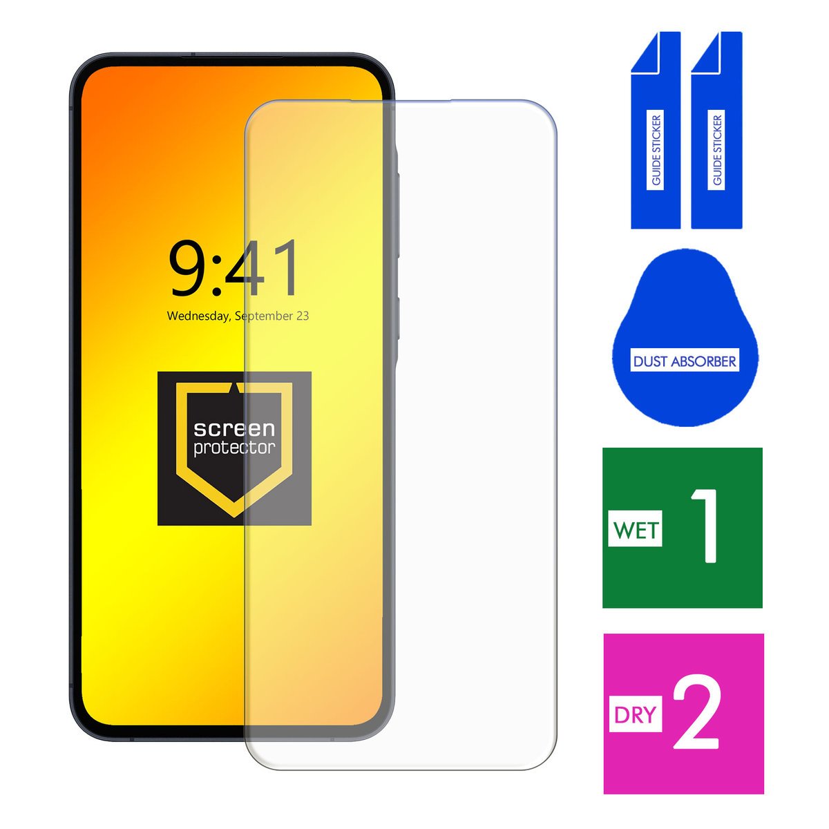 SZKŁO HARTOWANE DO SAMSUNG GALAXY A55 5G SZYBKA 9H OCHRONNE PANCERNE