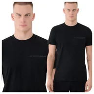 Koszulki męskie - Koszulka męska bawełniana 4F 4FWAW25TTSHM3457-020S Czarny XL - miniaturka - grafika 1