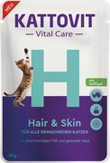 Mokra karma dla kotów - Kattovit Vital Care Hair & Skin 85g - miniaturka - grafika 1