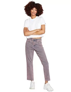 Spodnie damskie - Volcom Damskie spodnie proste, Coral Haze, S, Koralowa zamglenie, S - grafika 1