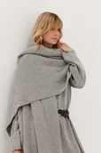 Apaszki i szaliki damskie - Szal z kaszmirem Capital szary - miniaturka - grafika 1