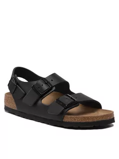 Sandały damskie - Birkenstock Sandały Milano Bs 0034193 Czarny - grafika 1