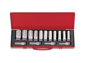 Zestawy narzędziowe - KING TONY Zestaw nasadek 4215MR, 1/2'', 12-kątne - miniaturka - grafika 1